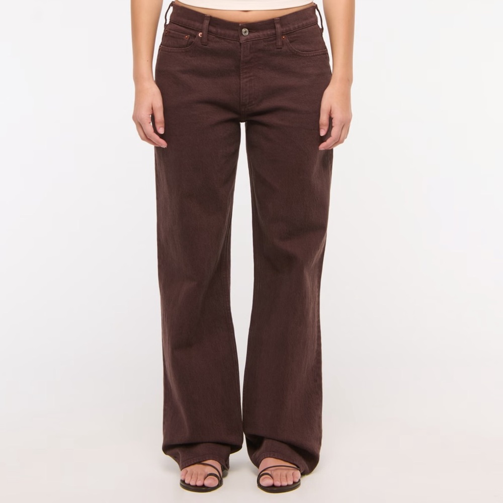 Abercrombie & Fitch Women's Chocolate Brown Jeans